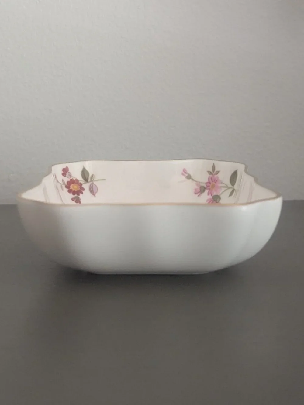 Vintage Royal Crown Derby Posies Pattern 1800 Tray Small Decorative Dish
